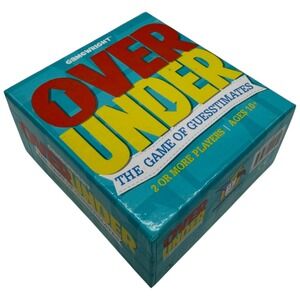 Gamewright Over Under The Game of Guesstimates Trivia Party Card Game 200 Cards